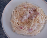 Foto del paso 4 de la receta: Espaguetis con mozarella y nata