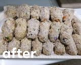 A picture of step 2 of Lebanese kabab.