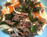 Hình bước làm 3 của món Gỏi bắp cải mề gà