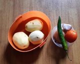 Foto langkah ke 1 dari resep Kentang Asam Manis.