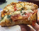 Foto langkah ke 9 dari resep Pizza Roti Tawar Teflon.