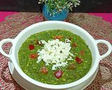 A picture of step 7 of Shahi Rani Palak.
