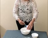 A picture of step 3 of No yeast, no eggs DONUTS.