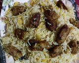 A picture of step 5 of Seekh Kabab Pulao.