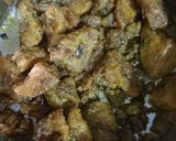 A picture of step 3 of Chatpate aloo.