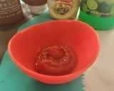A picture of step 1 of Fry Sauce.