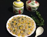 A picture of step 6 of Corn Upma.