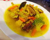 Foto del paso 4 de la receta: Sopa de Arroz con verduras, costillas y lomo de Orza