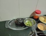 A picture of step 1 of Brinjal Bharta.