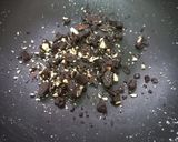 A picture of step 2 of Coconut, dry fruits and chocolate modak.