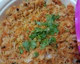A picture of step 2 of Carrot Narial Sawal.