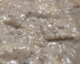 Tőkehalfilé fokhagymás szószban spagettivel recept fázis 3 fotója