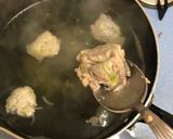 A picture of step 5 of Fried Sardines dumplings and dumplings with soybean soup.