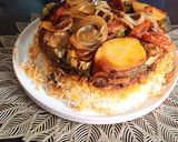 Foto langkah ke 7 dari resep Nasi Maqlubah Arabiah.