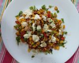 A picture of step 1 of Cheese corn chat masaly dar chatpaty chat.