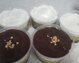 Foto langkah ke 4 dari resep Dessert Box Brownies Alpukat.