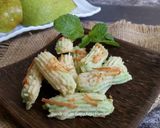 Foto langkah ke 11 dari resep Sagu Keju Pandan 2 Warna (Putih Telur).