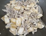 Foto langkah ke 6 dari resep Ayam tahu jamur saos tiram.