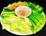 Hình bước làm 3 của món Rau Thập Cẩm Chấm Chao Chay