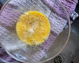 Foto del paso 1 de la receta: Omelette de zanahoria espinaca y muzarella