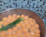 Foto langkah ke 3 dari resep Kolak Biji Salak Ubi Orange.