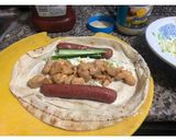 A picture of step 2 of Home Made Shawarma.