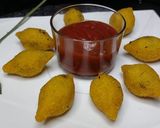 A picture of step 9 of Stuffed Rice Dumpling kabab.