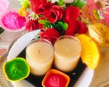 A picture of step 2 of Holi special Thandai (Flavoured Spiced Drink).