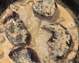 Foto del paso 7 de la receta: Steak au poivre con hash browns de queso cheddar