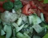 A picture of step 2 of Panzanella.