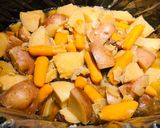 A picture of step 3 of Crockpot Beer 🍺 and 2 Cheese Potato Chowder 🥣.