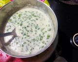 A picture of step 3 of White Sauce French Beans.