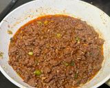 A picture of step 3 of Mapo Tofu Noodles!.