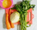 Foto langkah ke 1 dari resep Omelet Sayur.