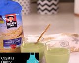 A picture of step 2 of Green Quaker Oat Smoothie..