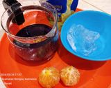 Foto langkah ke 1 dari resep Jus Telang Jeruk.