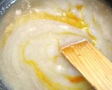 A picture of step 3 of Cashew halwa.