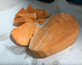 Foto del paso 3 de la receta: Magret de pato con reducción de su jugo y puré de boniato