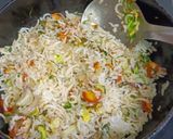 A picture of step 5 of Walnut pulav.