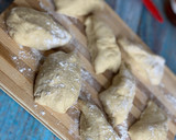 A picture of step 2 of NUTELLA FILLED BREAD 🥯.