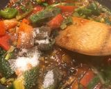 A picture of step 5 of Chilli chicken.