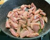 Une image de l'étape 4 de Sauté de veau aux champignons bruns.