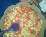 A picture of step 3 of Orange squash fruit salad.