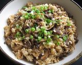 A picture of step 6 of Beef & Asian Mushroom Mazegohan with Gochujang.