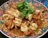 รูปขั้นตอนการทำที่ 5 ของ กุ้งผัดกระเทียมพริกไทย