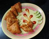 चिजी छोले समोसा रेसिपी चरण 7 फोटो