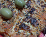 Foto del paso 2 de la receta: Pizza de coliflor keto sin horno