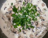 Foto del paso 9 de la receta: Fettuccini con salsa de champiñones al verdeo