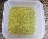 Foto del paso 1 de la receta: Arvejitas partidas con arroz