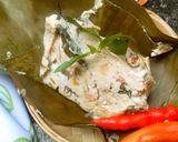 Foto langkah ke 5 dari resep Pepes Tahu Jamur Tiram.